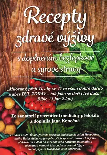 Tato drobná kuchařka může posloužit každému, kdo si v životě přeje žít zdravě. Autorka Jana Konečná text převzala ze sanatorií preventivní medicíny a zároveň ho doplnila o recepty bezlepkové a syrové stravy.